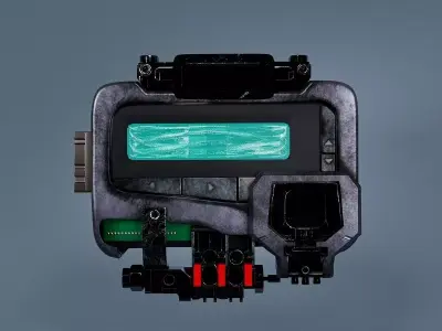 Sci-Fi Transmitter Pager - Hard Surface Game-Ready 3D Model Low-poly 3D model