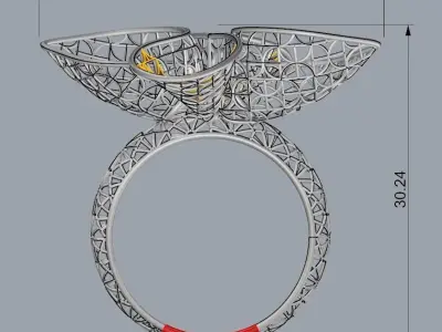  FUSION LIGHT RING COLLECTION-RB08- 3D print model