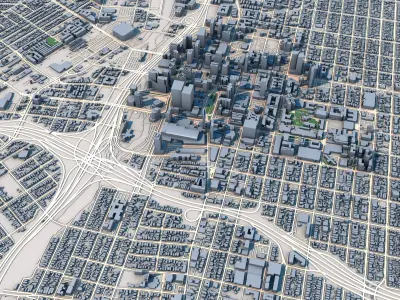 San Jose City California United States 3D model