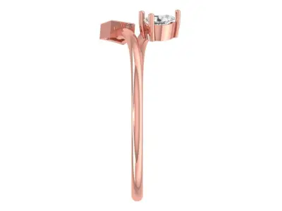 Women Light Weight Band Ring 3D print model 29
