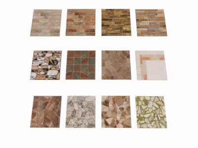 Realistic Ceramic and Stone Floor Tile Textures Pack Texture