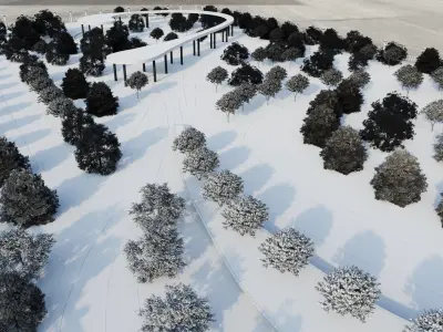3D City Park 3D model