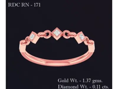 Women Ring 3D print model 118