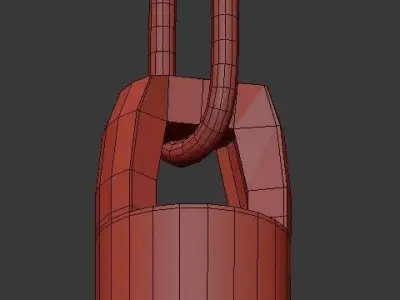 pencer Hoop Chandelier  3D model