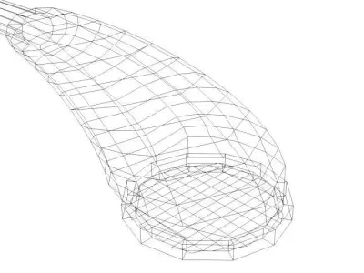 Shower Hose Type 3 3D model