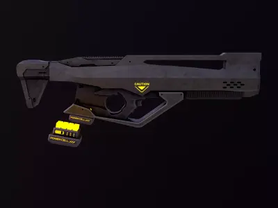 Sci Fi Weapons Eagle Low-poly 3D model