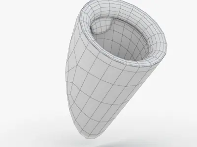 1624 - Urinal Low-poly 3D model