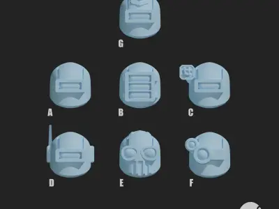 Hermetic Suit Helmets 3D print model