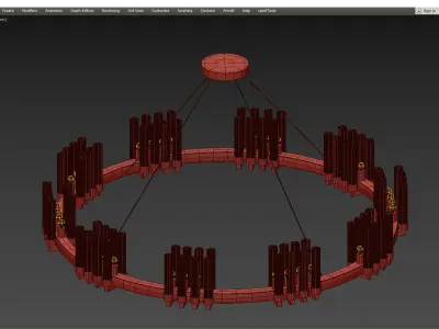 TEAM MATTE Low-poly 3D model