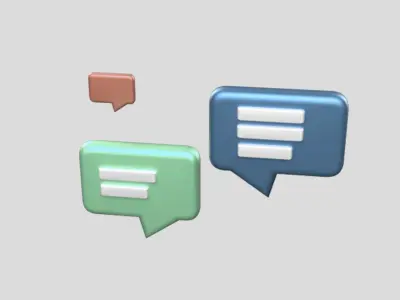 3D app web Icon Low-poly 3D model-16 Low-poly 3D model