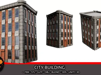 City building 3D model