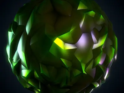 Crystal Stylized - VOL 16 - Maps - SBsar Texture