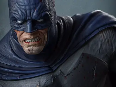 Batman on the Bat Signal Collectible  3D print model
