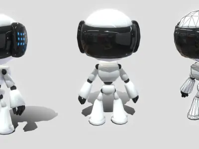 VIASS Robots Terrorist B Low-poly 3D model