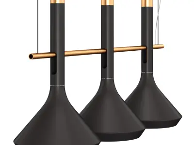 Tubular Bells Lampadario 3D model