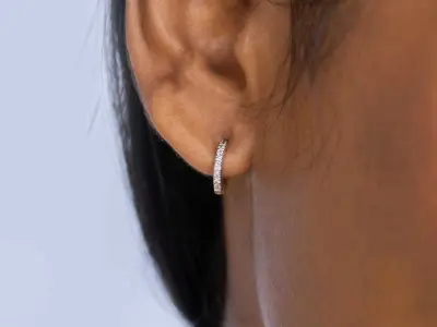 simple earring design   3D print model