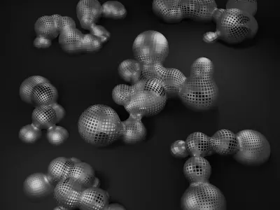 Simple Universal Organic Blob Sculptures Pack Low-poly 3D Low-poly 3D model