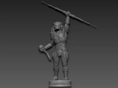 Predator 2 v2 3D print model