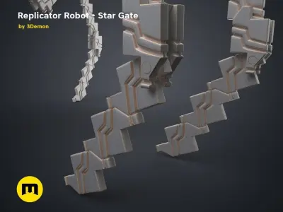 Replicator Robot - Star Gate 3D print model