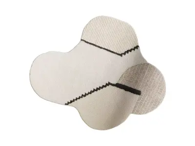 CC-tapis Rectangle Undyed Rug by Studiopepe 3D model