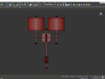 Devon Two Light Sconce Low-poly 3D model