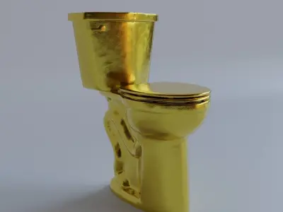 Toilet Bowl Pack 1 Low-poly 3D model