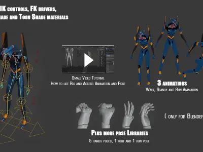 Rigged Units Eva Full Pack Neon Genesis Evangelion