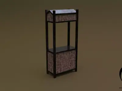 Trade stand 07 R Low-poly 3D model