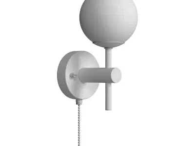 Wall lamp with switch waterproof Aqua A4444AP-1CC 3D model