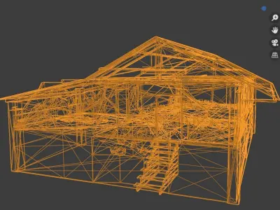 building house 21 Low-poly 3D model