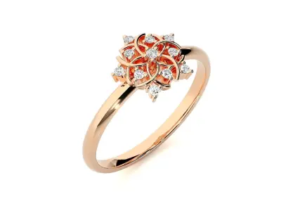 Women ring 3D print model 139