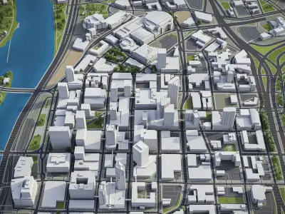 Saint Paul Low-poly 3D model