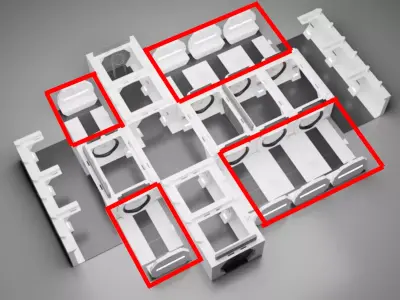 The Mandalorian - Rebel Prison Ship 5 - Cell Interior 1-6 scale 3D print model