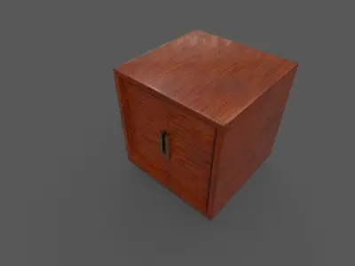 Modern Furniture 3D Model Low-poly 3D model 4