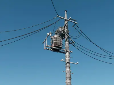 Japan Electric Pole 3D model
