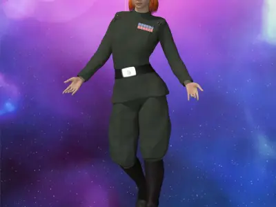 Imperial Officer for La Femme 2 for Poser 3D model