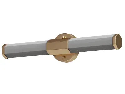  C Cattleya 1-Light Brass LED Wall Sconce 3D model