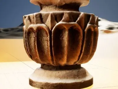 Pillar Top - House Exterior 3D model