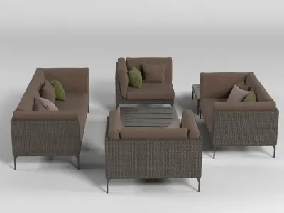 Dedon Mu Set 1 3D model