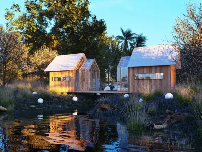 EXCLUSIVE D5 RENDER SCENE BY YOGA4ARCH 3D model 3D model