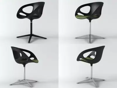 RIN swivel chair - swivel chair 3D model