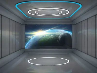 Sci Fi Room 3D model