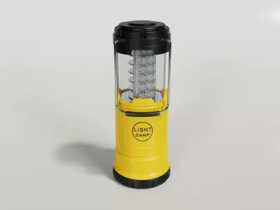 Camping Lantern Low-poly 3D model