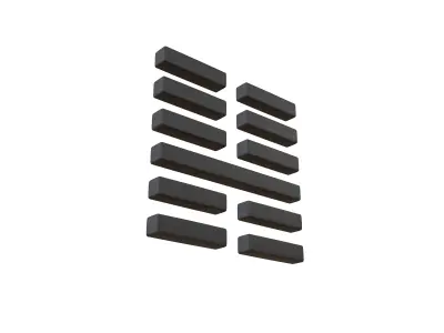 I Ching Hexagrams 15 qian v1 001 Low-poly 3D model