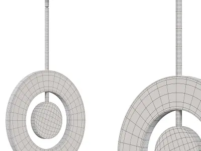 Cymbal Pendant By Modern Forms 3D model
