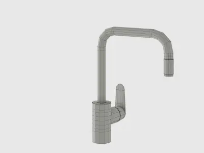 Grohe Eurodisc Cosmopolitan mixer 3D model
