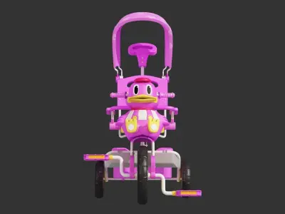 Duck Tricycle 3D model