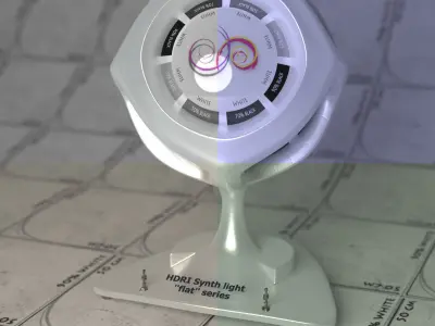 Flat Circle 4k Synth HDRI Texture