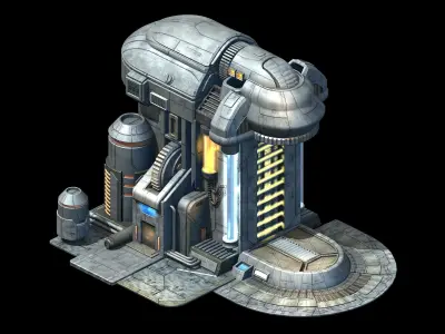 Functional mechanical object 01 3D model