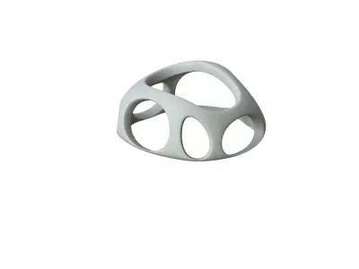 SciFi Cube Object No 53795 Low Poly Shape Low-poly 3D model